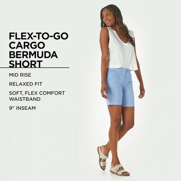 NWT 🦋 LEE Bright Pink Bermuda Shorts | Size: 4 (Medium) - Picture 8 of 16